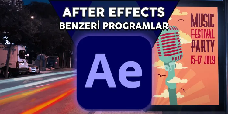 after effects benzeri programlar